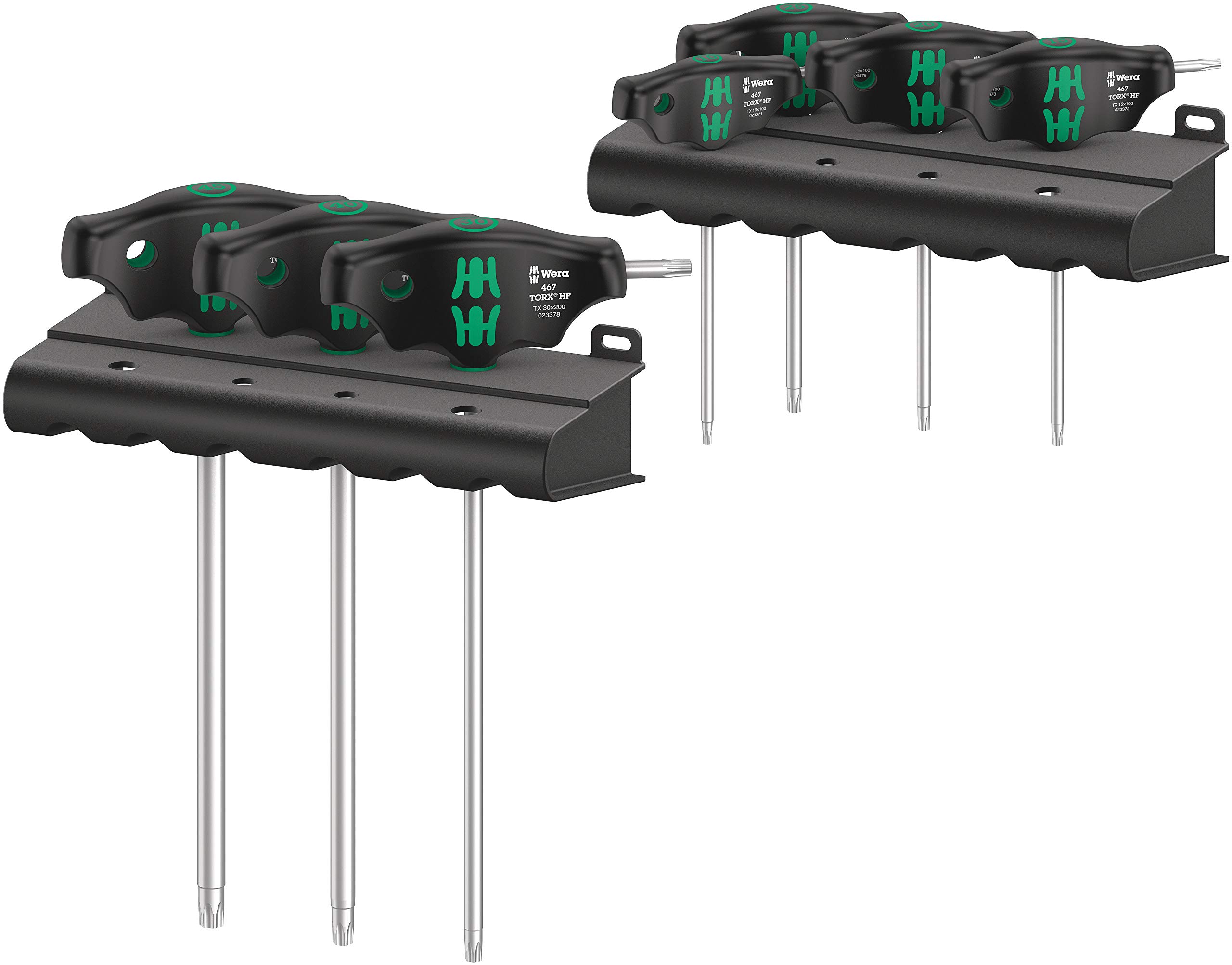 

WERA Wrench Set with Torx 023452 7-Piece T-Hex Rack, Driver,