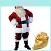 Luxurious Santa Claus Costume For Christmas Festivities And Cosplay Events Perfect For All Genders
