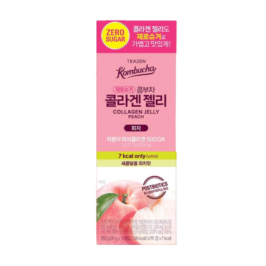 Teazen Kombucha Collagen Jelly (20g × 14 Sticks)  (3 Options)