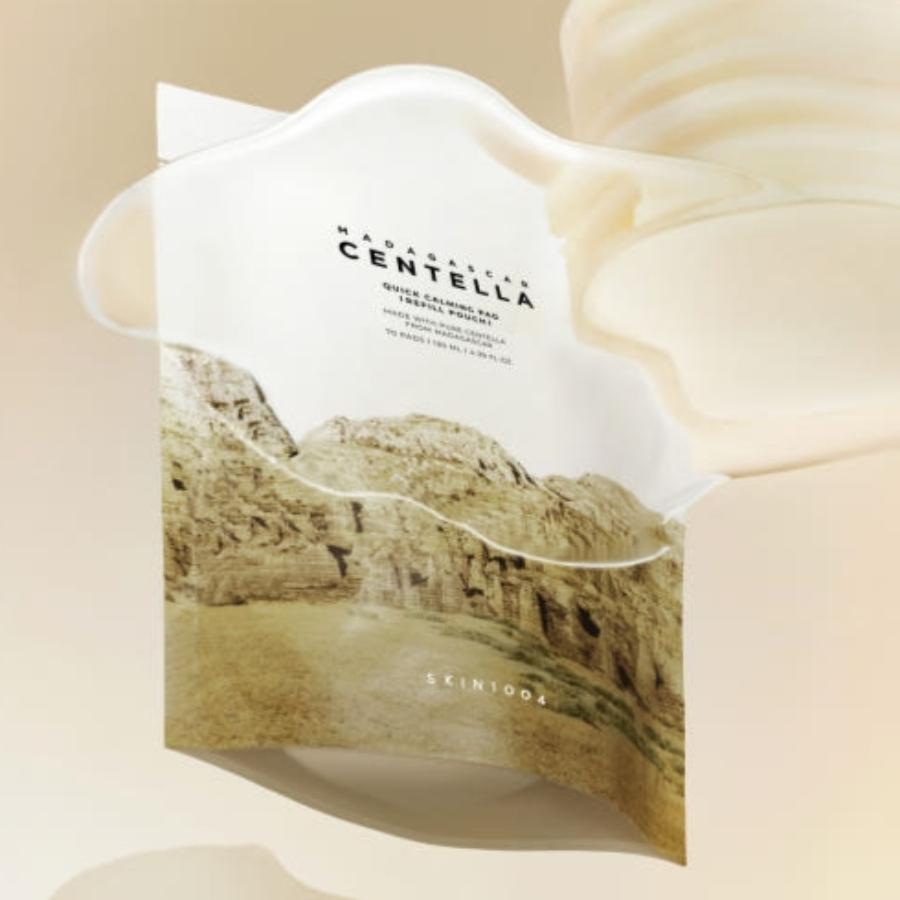 

Skin1004 MADAGASCAR CENTELLA Быстро успокаивающие пэды с центеллой мадагаскарской, сменный пакет (70 подушечек)