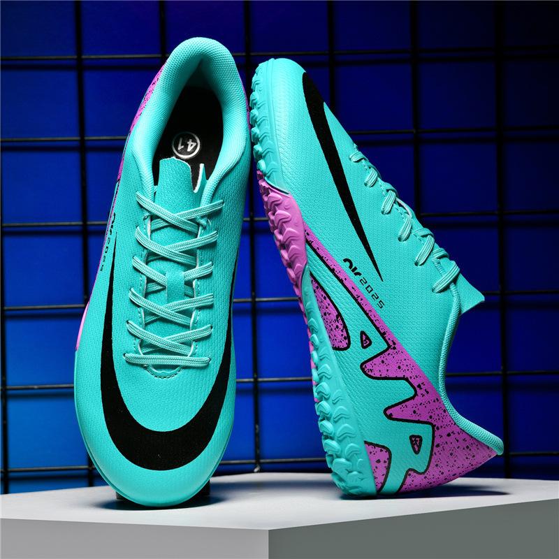 Football Women's High-top Football Shoes Men's Training Broken Nail Shoes Non-slip Sneakers Wear-resistant Professional Long Nails, the Price Is Excel