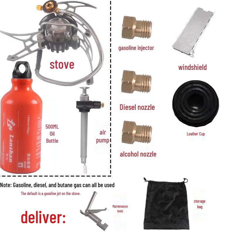 OLOEY Multi-fuel Camping Stove Standard