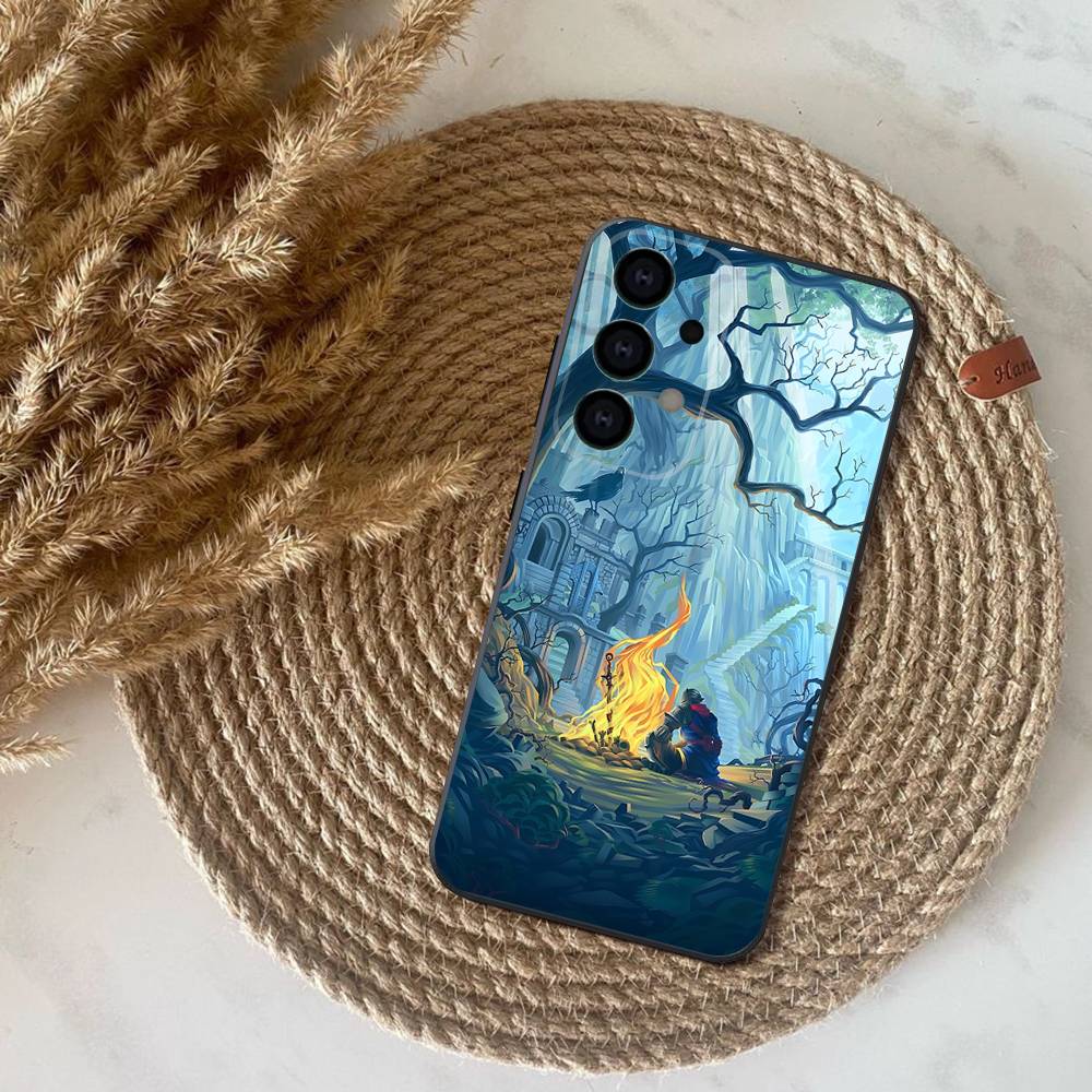 D-Dark S-Souls Game Phone Case For Samsung S25,S24,S21,S22,S23,S30,Ultra,S20,Plus,Fe,Lite,Note,10,9,5G Black Cover