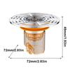 Magnetic Self-Closing Anti-odor Floor Drain Core Shower Floor Strainer Cover Anti-blocking Bathroom Toilet Sewer Kitchen Drain
