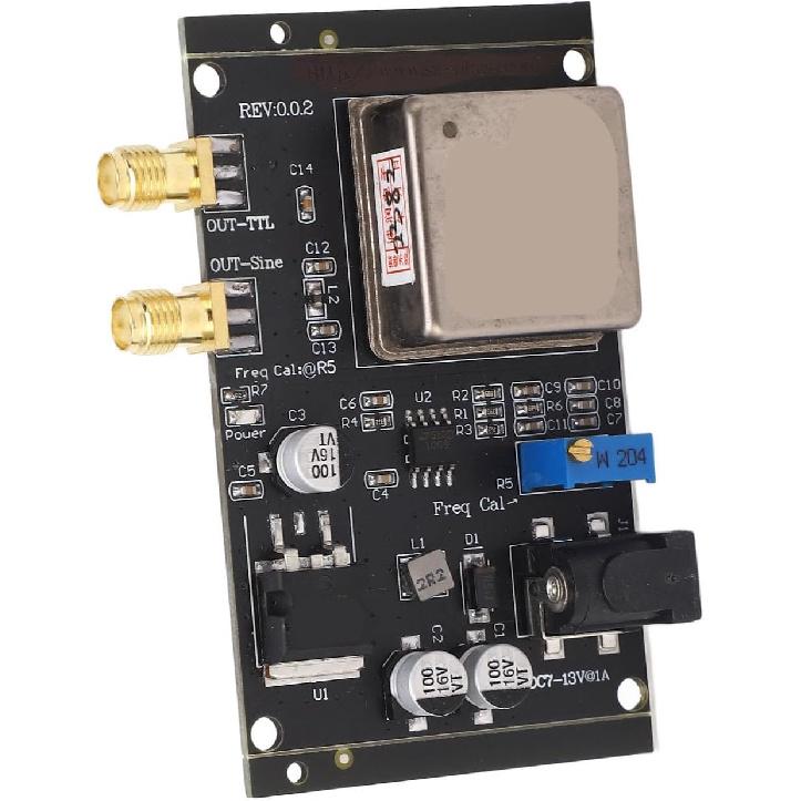 FTVOGUE Adjustable Oscillator Module OCXO 10MHz Frequency Standard Reference Module Crystal Oscillator Constant Temperature Board, Module