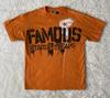 Y2K berühmte Stars und Träger Grafikshirt orange Herren Gr. M Grunge