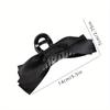 1pc Bow Hair Claw Clip Back of Head Half Tie Hair Clip Temperament Satin Hair Accessories for Women Girls
