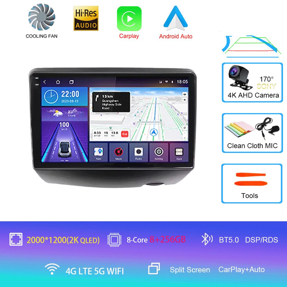 Android 14 Car Radio Multimedia For Toyota Vitz XP10 Yaris Platz Echo 1999-2005 Stereo Auto Carplay Autoradio GPS Navigation DSP