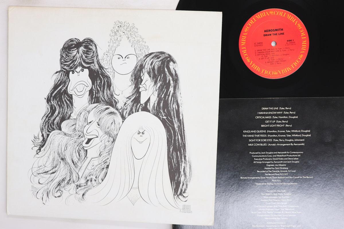 Виниловая пластинка AEROSMITH Draw The Line JC34856 COLUMBIA 1977 США Рок Б/у