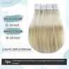 Estensioni Capelli Biondi Capelli Veri Umani Tape in Extensions per Donne, 50G Tape in