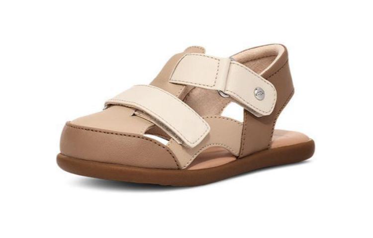 UGG Synthetic Leather Low top Toddler Shoes Brown Infant And Toddler 1152824T-TAN 22