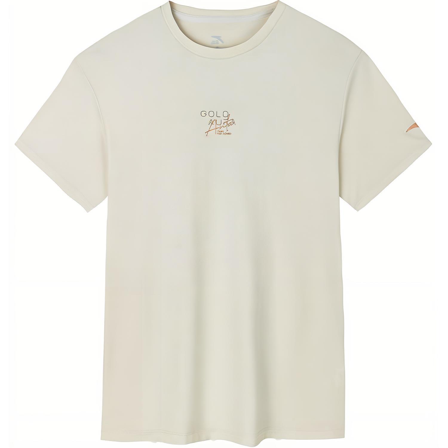 

Anta Удобная дышащая футболка с круглым вырезом и буквенным принтом, с коротким рукавом, женские топы Triumphant-Gray 162437116-3 S