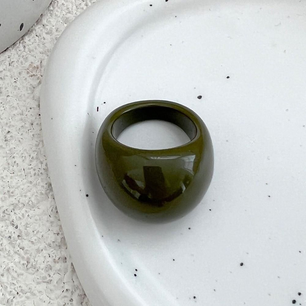 Candy Color Transparent Resin Ring Multicolour Irregular Ring Acrylic Geometric Ring  Jewelry