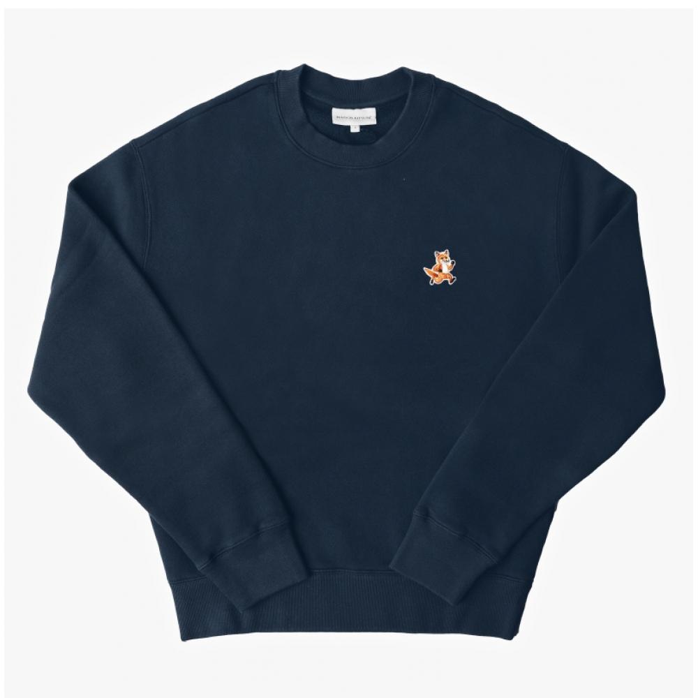 MaiSon KitSune Mm00313km0307 P476 Speedy Fox Patch Men S SweatShirt