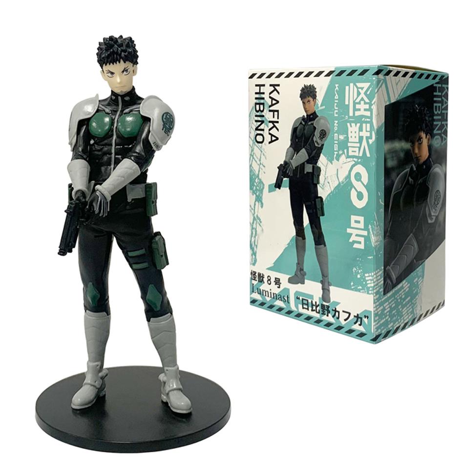 In Stock  Anime Figurine Kaiju No. 8 Soshiro Hoshina Kikoru Shinomiya Action Model Pvc Toy Collection Desktop Accessories Gift