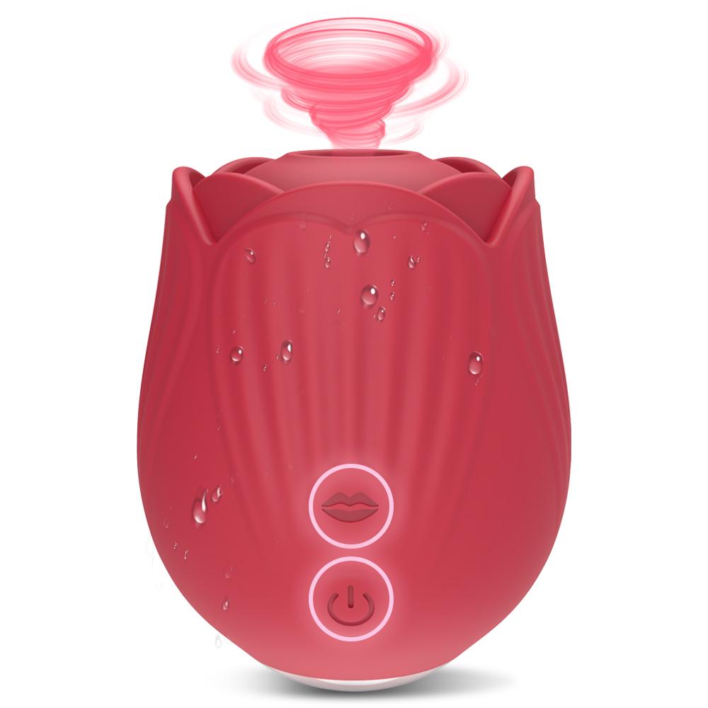 Rose-Clitoral Licking Tongue G Spot Vibrator Clitoris Nipple Anal Stimulator for Women Licker Vibrators Adult Sex Toys Female 18