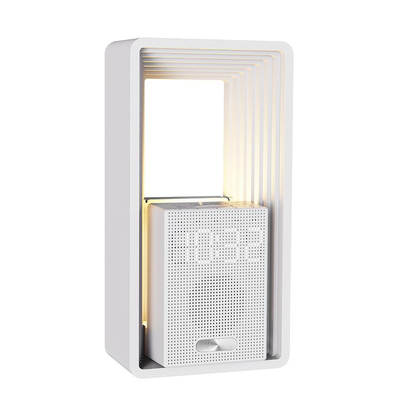 New Desk Lamp Touch Dimming Natural Sound White Noise Creative Clock Alarm Clock Bedside Night Light