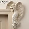 Resin Door Frame Angel Wings Sculpture Wall Art Crafts Home Decor for Party Memorial Gifts