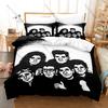 Cool INXS Bedding Set Duvet Cover + 2 Pillowcases Australian New Wave Rock Michael Hutchence Vintage 80s Bedroom Decor