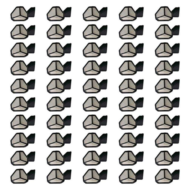 Adhesive Corner Guards for Shipping Cartons, 50 Plastic Protectors for Moving and Package Corner Coverage Tasks