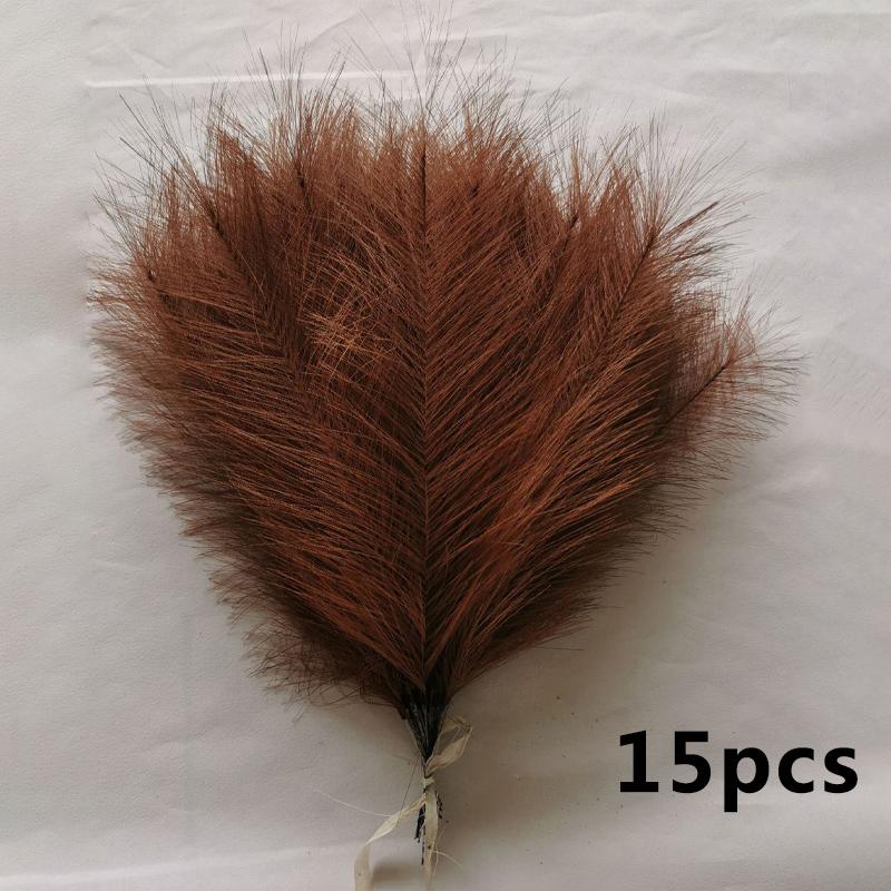 15pcs Artificial Pampas Grass Flower Bouquet For Home Wedding Decoration DIY Party Bedroom Fake Plant Flowers Vase Decor Reed