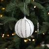 Luxury Silver Shining Christmas Tree Pendant & Drop Ornament Foamed Plastic  Christmas Ball Ornaments Home New Year Decoration