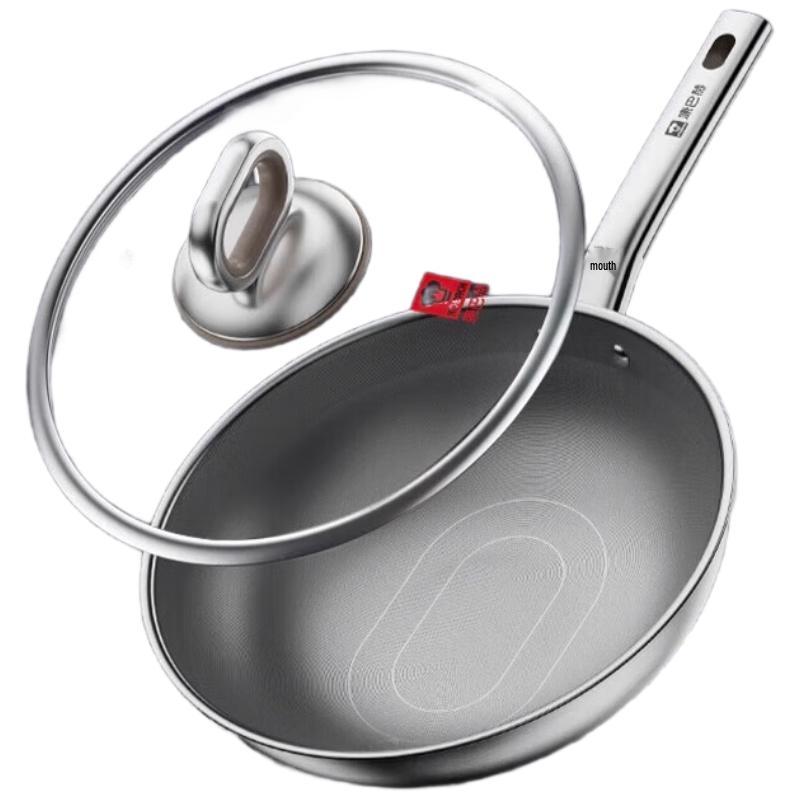 KOBACH 24cm Coating-Free Titanium Non-Stick Wok