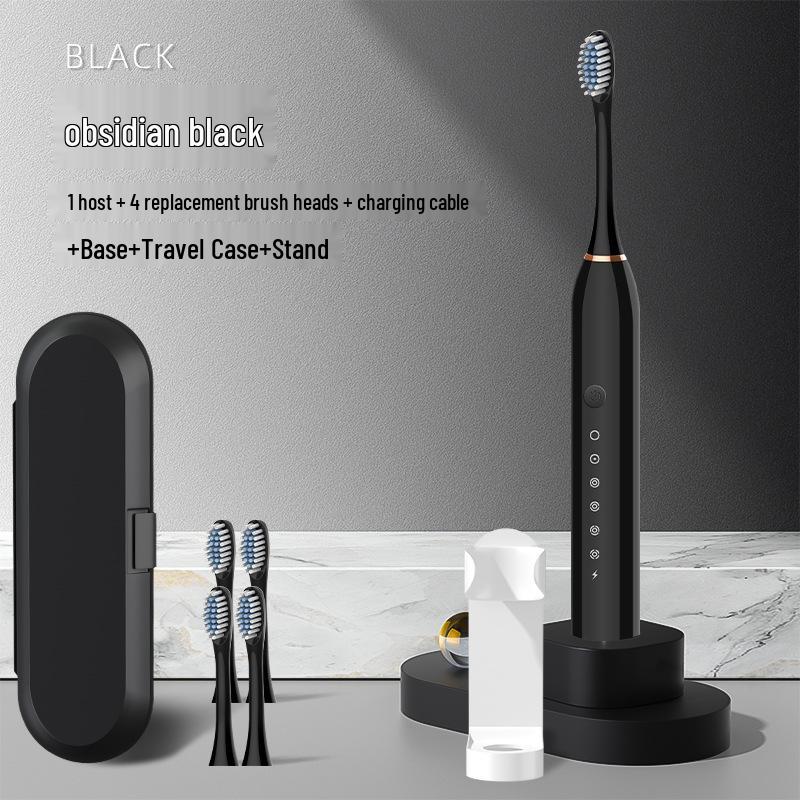 Rechargeable Sonic Electric Toothbrush for Adults: Soft Bristle, Smart, Couple-Friendly Model.
