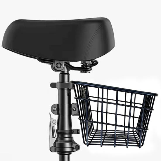 Front Bike Basket with Screws Large Capacity Strong Load-bearing Rustproof Mountain Road Bicycle Basket Replacement