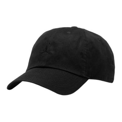 Embroidered Eyelet Design Cotton Duckbill Cap Unisex Caps Black HQ1963-011