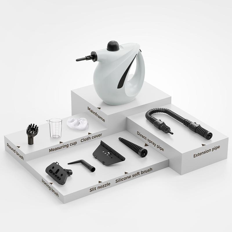 

пароочиститель, ручной, мощность 1200 Вт. 20S для быстрой горячей очистки и уничтожения клещей, резервуар для воды объемом 750 мл для уборки дома US&Other серый