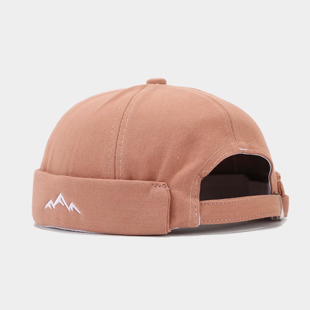 

Vintage Dome Melon Cap Hip Hop Brimless Skullies Cap Fashion Beanie Hat Unisex розовый