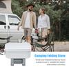 Camping Folding Stove Solid Alcohol Fuel Stove Foldable Barbecue Stove for Travelling Hiking Camping Picnic BBQ