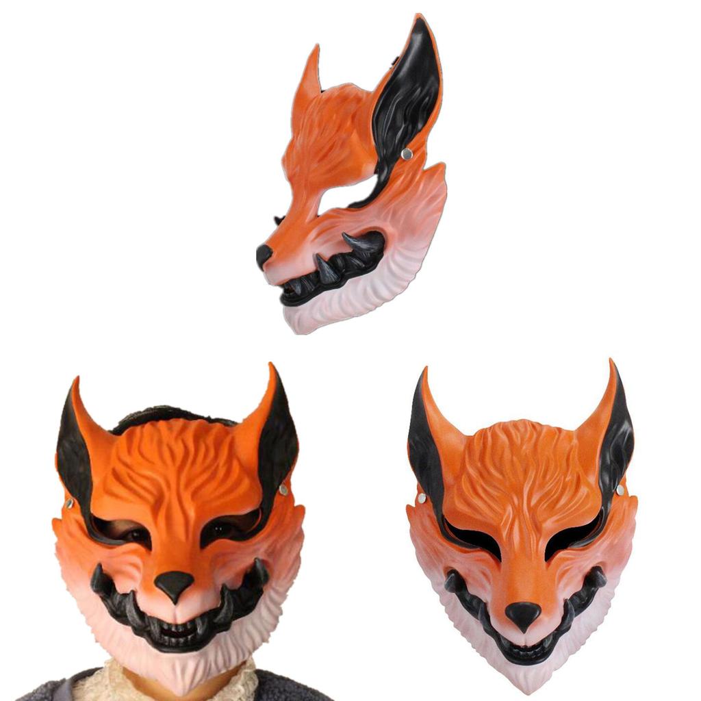 Naruto Kurama Nine Tails Fox Mask Resin Anime Mask For Cosplay And Party Use