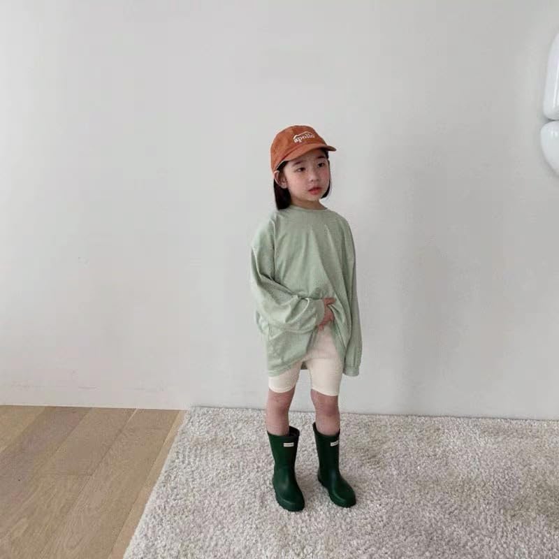 Halblange Leggings Spats Border Baby Rippleggings Halblang Jungen Mädchen Halbhose Innenhose Kinderhose Sommer Dehnbar Uni Kinder