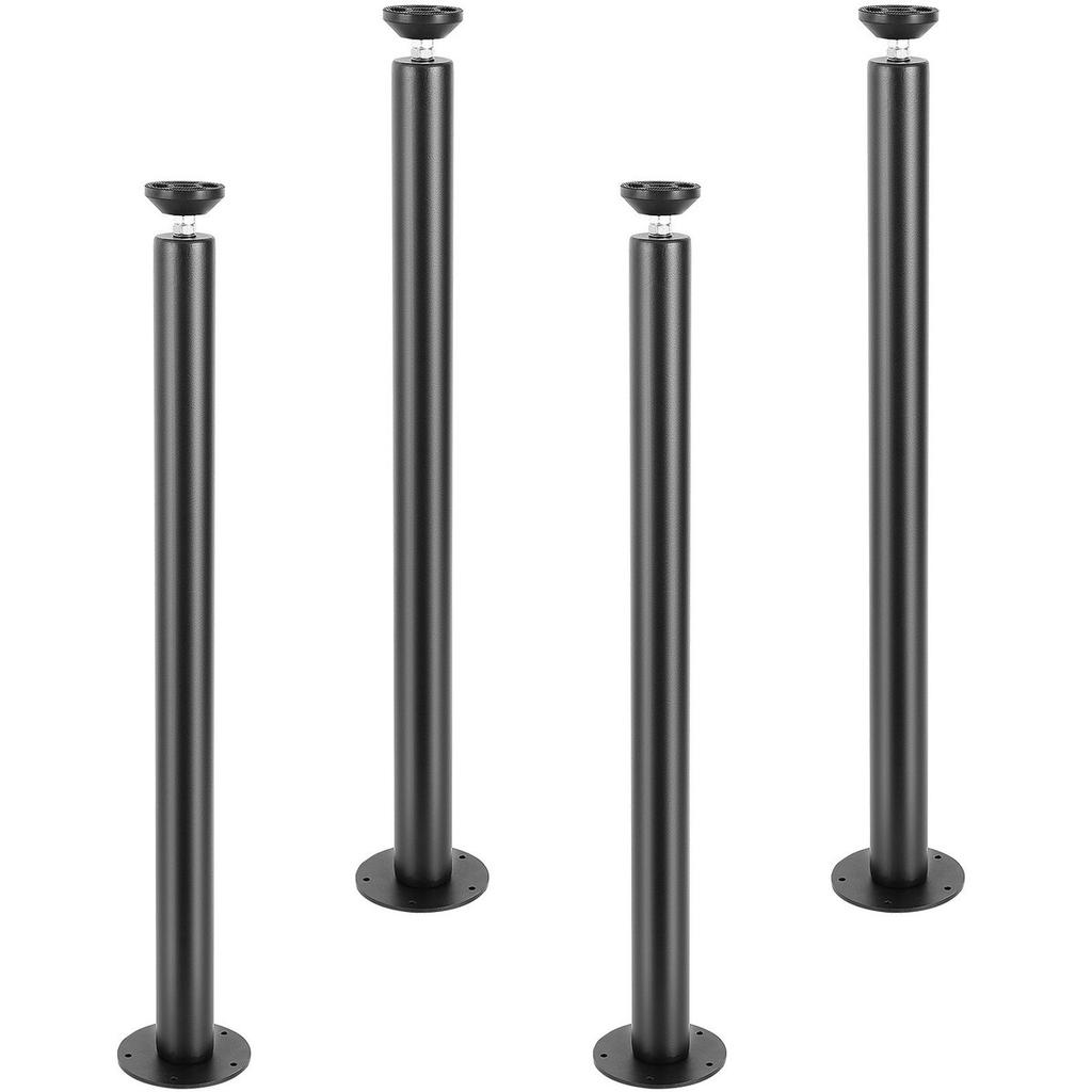 711.2MM Adjustable Desk Legs, Reinforced Steel Office Table Furniture Legs Set of 4 for DIY, 544.3KG Load Capacity Heavy Duty Desk Legs, Quick