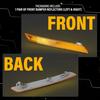 2x For BMW X6 E71 2008-2014 Front Bumper Side Marker Light Reflector Amber