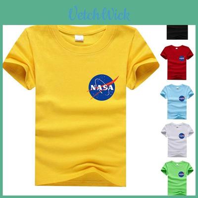 Premium Quality Nasa Space Astronaut T-shirt For Boys And Girls Kids O-neck Short Sleeve