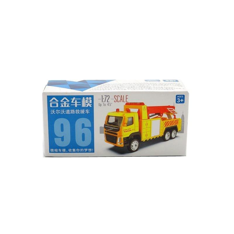 Model Car Alloy Rescue Crane Vehicle With Door Opening Design For Childrens Gift