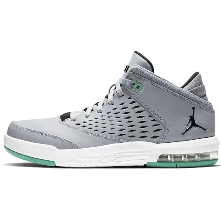 Air Jordan Flight Origin 4 Sport Shoes Grey/Green Men s 921196-017 EU 47.5