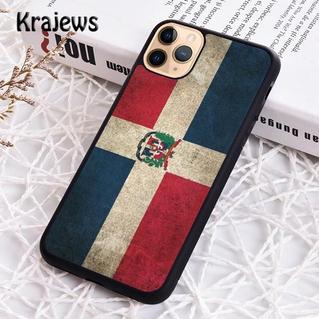 Krajews Dominican Republic Coat Of Arms Phone Case For IPhone 18 17 Air 16 15 14 plus 11 12 13 pro max coque Shell Fundas