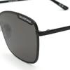 Balenciaga BB0280SA Sunglasses, Unisex, 001, Black/Gray