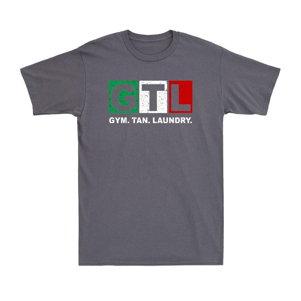 GTL Gym Tan Laundry Italian Flag Workout Patriotic Vintage Unisex's T-Shirt