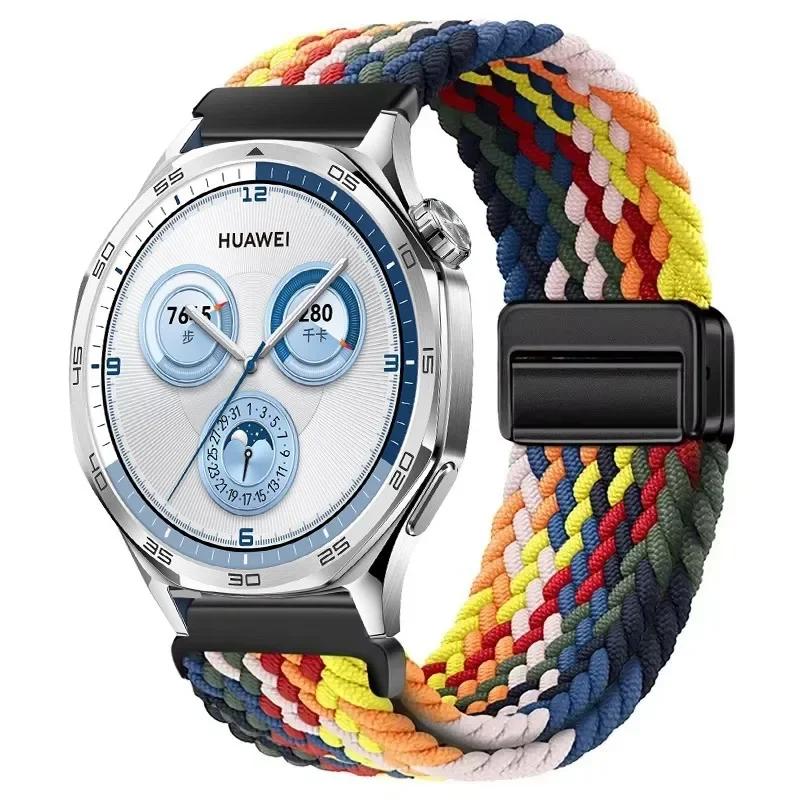 22mm 20mm Nylon Loop Band for Huawei Watch GT5 Pro/GT5 4 Pro GT3 2 GT2e Replaceable wristband for Huawei Watch 46mm 42mm Strap