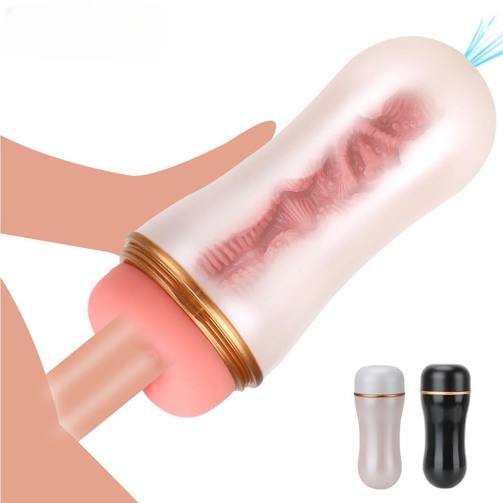Masturbator masculin Cupă Penis Masturbare Jucării sexuale Sex Machine Vagin Real Pussy