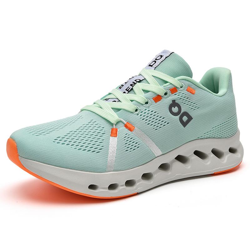 Lätta, andningsbara mesh-löparskor för män - Dämpade, bekväma, låga sneakers för utomhusbruk