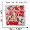 New Fruit Embroidery Cloth Sticker, Clothes Bag Decoration Patch Sticker, Cherry Small Mouth Computer Embroidery Stamp, Ironing
