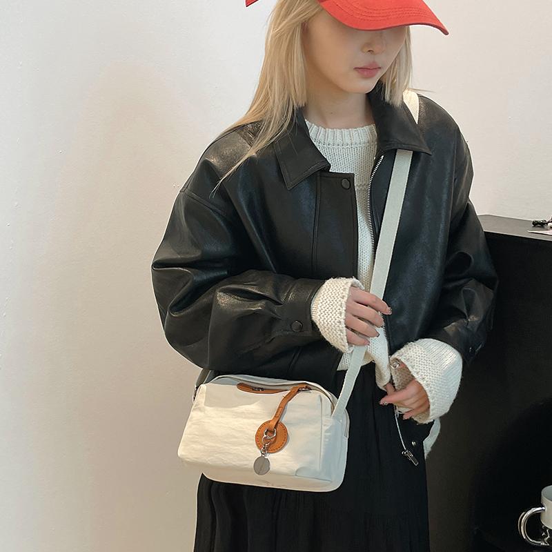 Nylon Umhängetasche Damen Schultertasche Patchwork Crossbody Tasche