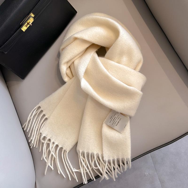 Autumn and winter new scarves women's light luxury high-end neck protection shawl couple models give parents scarves to keep warm