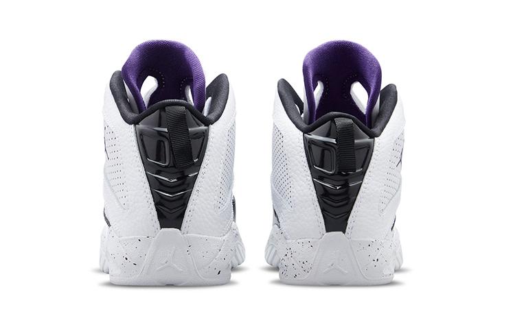 Jordan B'Loyal Leather Cushioning Mid Top Children's Basketball Shoes White Black Kids' CK1426-115